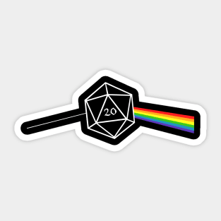 Dungeons And Dragons D20 Win Pink Floyd Sticker